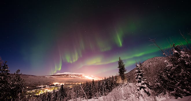 Nordlys over Trysil